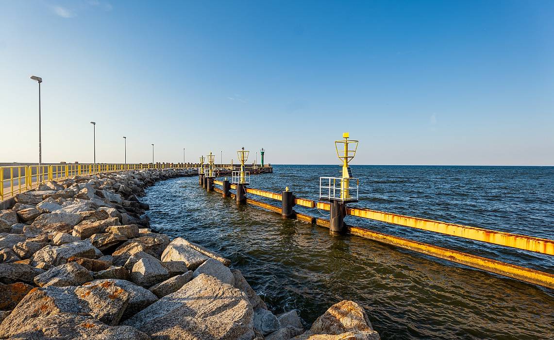 Grafika Port w Łebie
